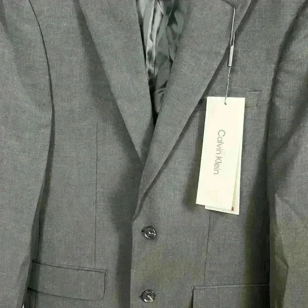 Calvin Klein Suit Jacket| Slim Fit | Charcoal Color | 38 Regular - Picture 3 of 9